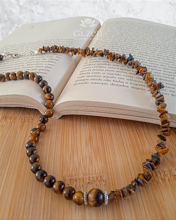 Colar Duo  - Olho de Tigre