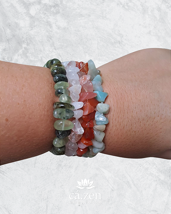 Pulseiras Marrakech - Cascalho de Pedras Naturais