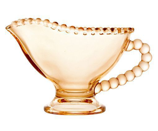 Molheira em Cristal Pearl - Âmbar - C 140 ml