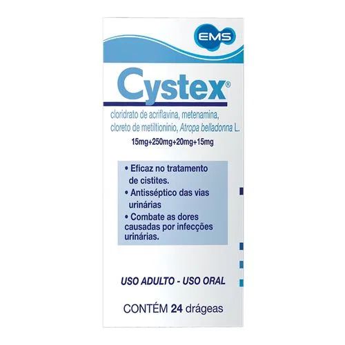Cystex EMS - 24 Drágeas