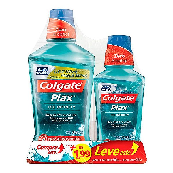 Enxaguante Bucal Colgate Plax Ice Infinity 500ml
