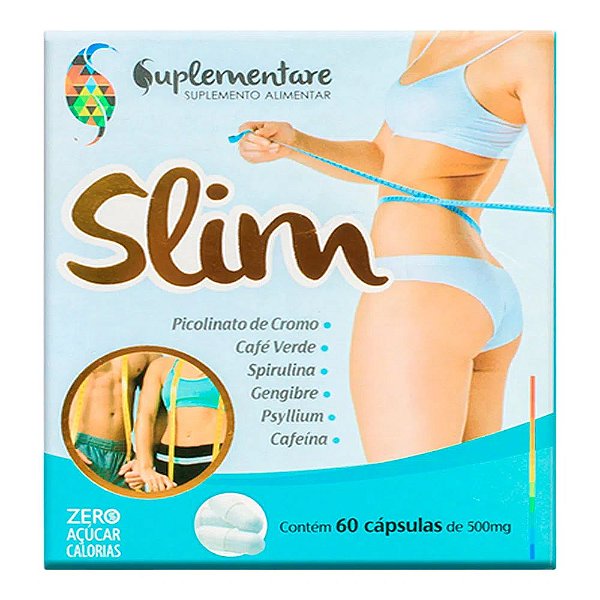Suplemento Alimentar Suplementare Slim 60 Cápsulas
