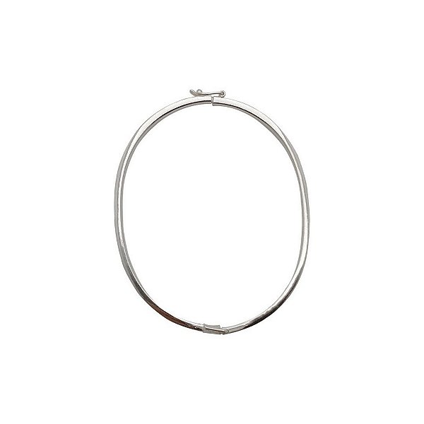 Bracelete de prata 925 fio liso quadrado