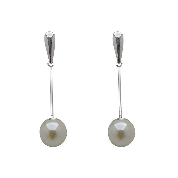 Brincos de prata 925 com pérolas