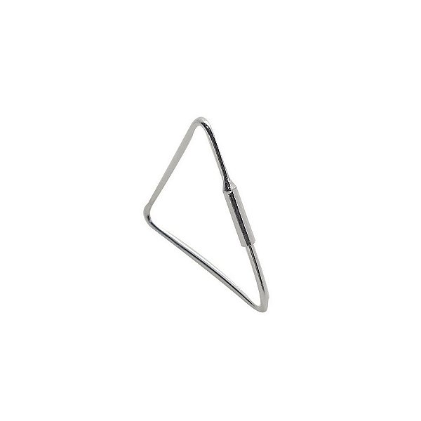 Piercing de prata 925 de orelha triângulo