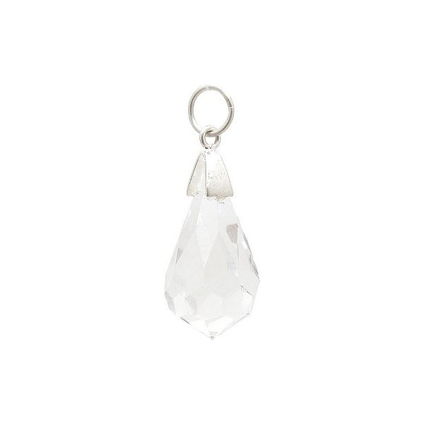 Pingente de prata 925 com cristal