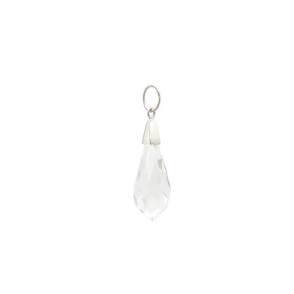Pingente de prata 925 com cristal
