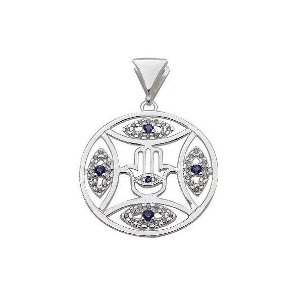 Pingente de prata 925 Mandala