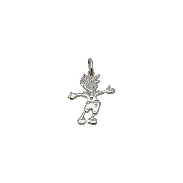 Pingente de prata 925 menino