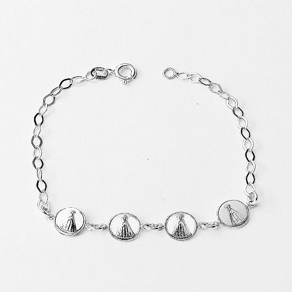 Pulseira de prata 925 aparecida