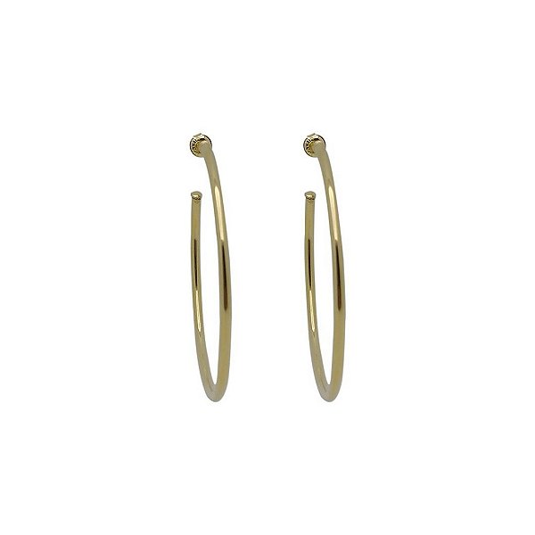 Brincos Folheados a ouro 18k argola