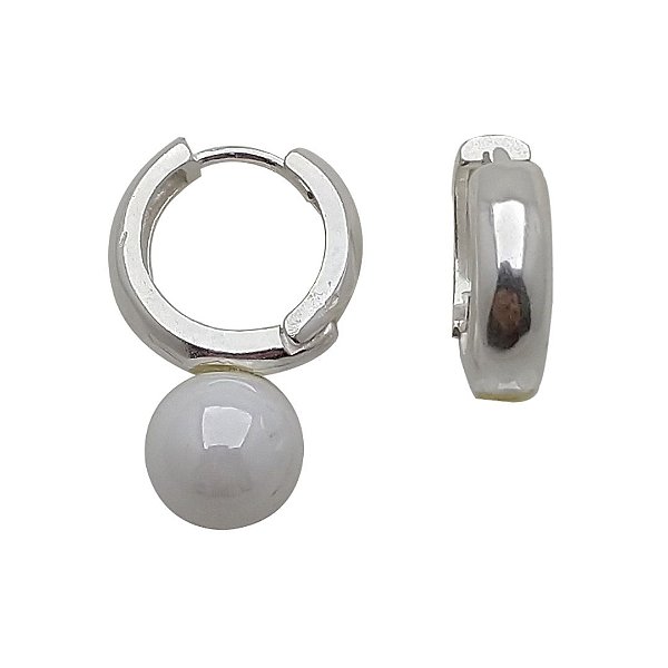 Brincos de prata 925 com pérolas