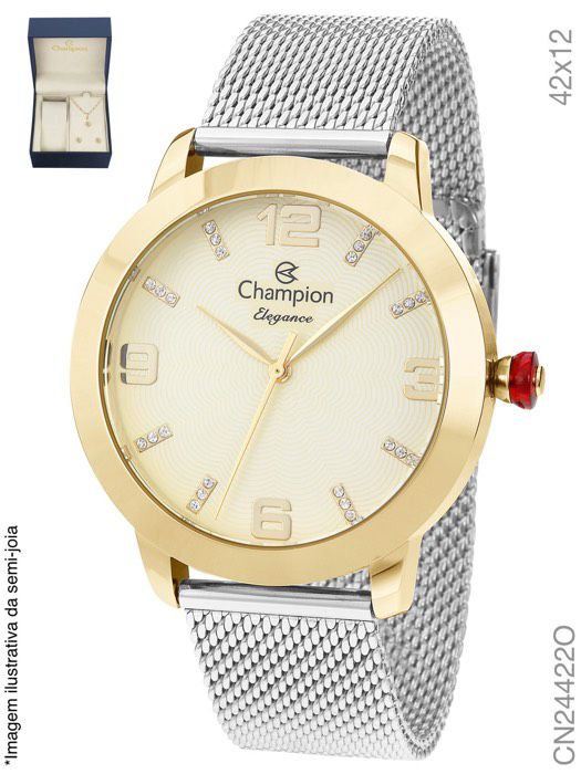 Relógio Champion Analógico  Feminino CN24422O