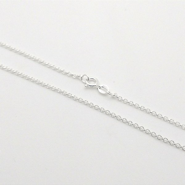 Corrente de prata 925 Elo português 1,0mm