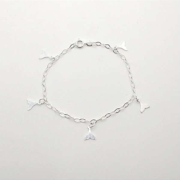 Pulseira de prata 925 cauda de sereia