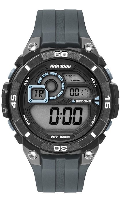 Relógio Mormaii masculino wave preto MO2019AA8A