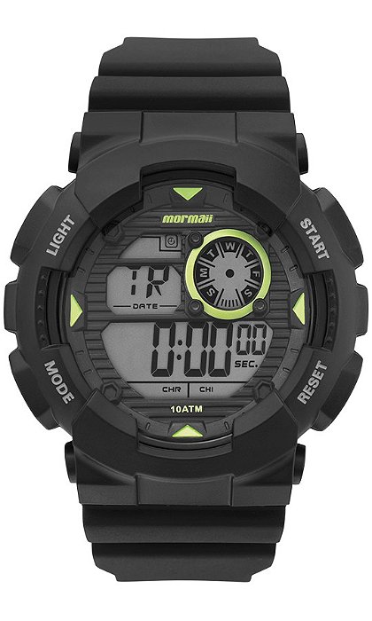 Relógio Mormaii masculino wave preto MO34158C