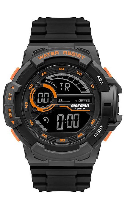 Relógio Mormaii masculino wave preto MO3660AE8L