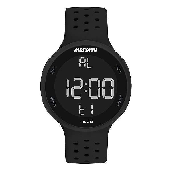 Relógio Mormaii Unissex Digital Preto MO7700AA8P – Resistente 10 ATM