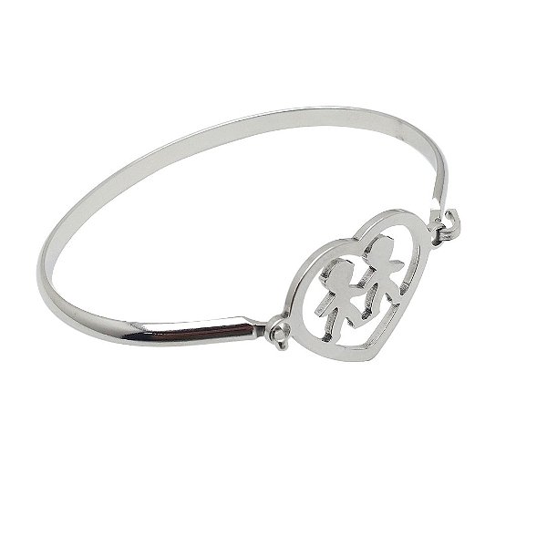 Bracelete de aço inoxidável filhos