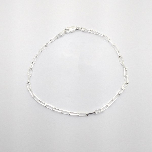 Pulseira de prata 925 veneziana alongada