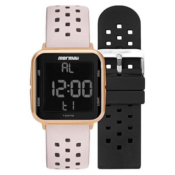 Relógio Mormaii unissex digital troca pulseira MO6600AJT8T