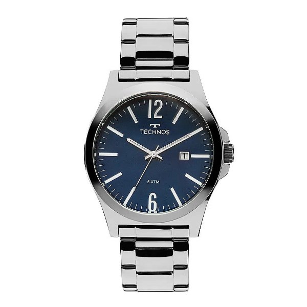 Relógio Technos Masculino Steel Prata 2115LAY1A