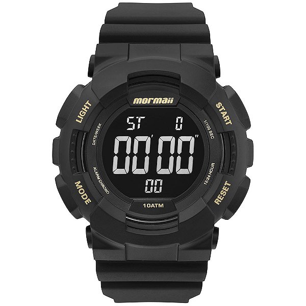 Relógio Mormaii masculino Wave preto MO3415AA8P