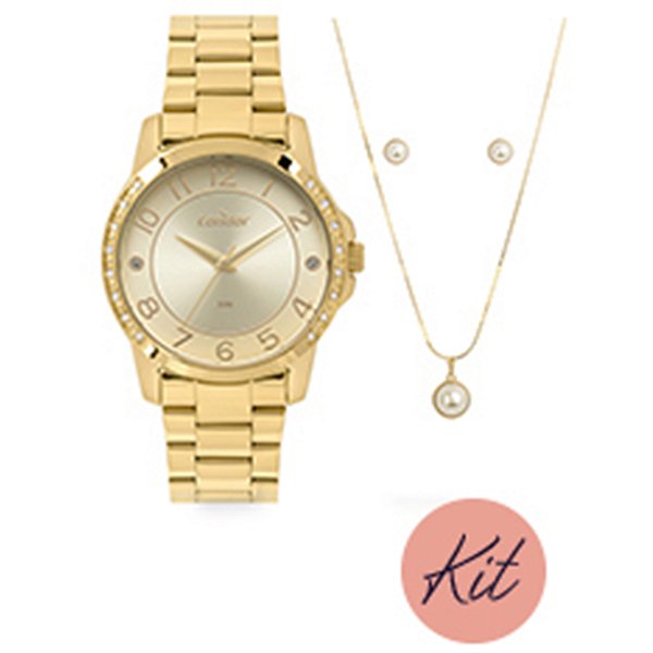 Kit Condor Feminino Elegante Dourado COPC21AEEXK4D