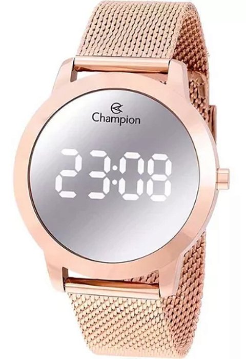 Relógio Feminino Champion Digital CH40106P - Rose - EK pratas e acessórios  - Sua loja de joias e semi joias