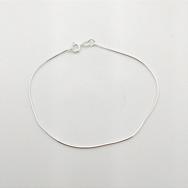 Pulseira de prata 925 fio quadrado