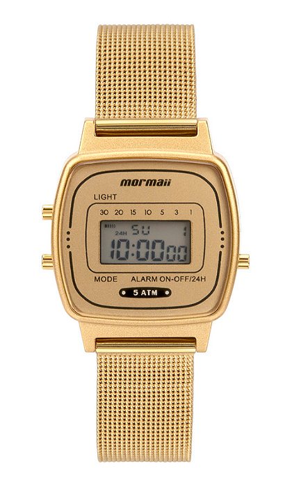 Relógio Mormaii Feminino Vintage Dourado - MO13722C/7D