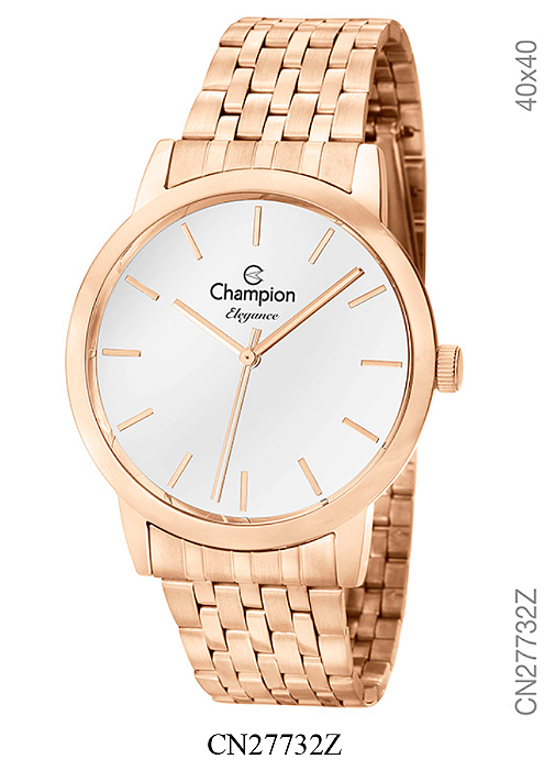 "Relógio Champion Elegance Feminino Rosé - CN27732Z"