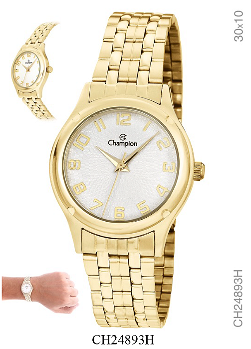 Relógio Feminino Dourado CH24893H