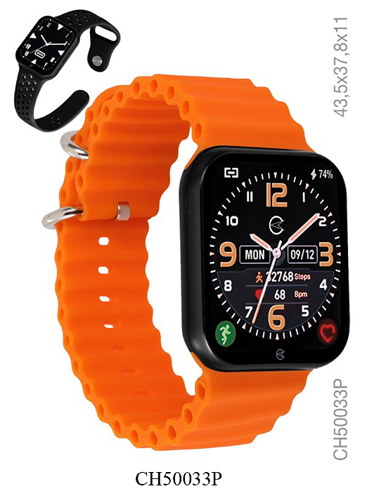 Relógio Champion Smart Watch CH50033P C033: Android, iOS, Bluetooth 5.1