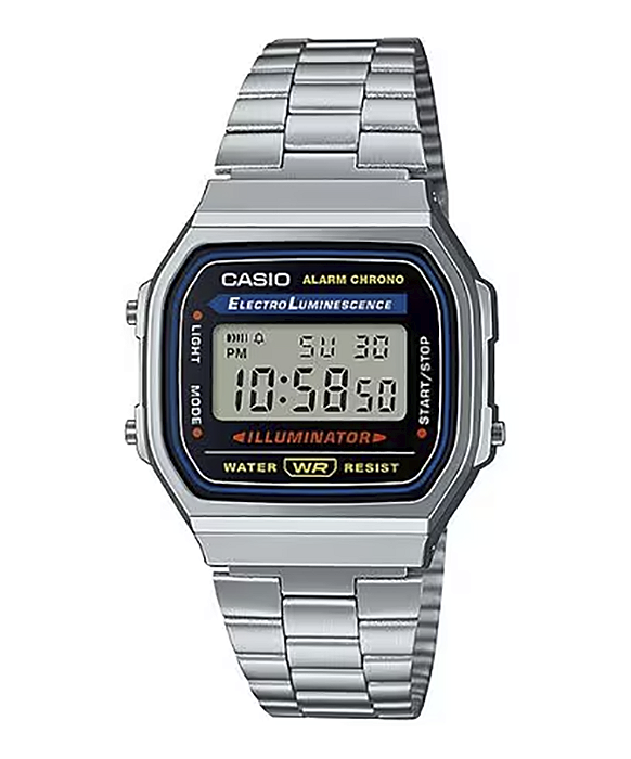 Relógio Casio Vintage Prata AW168WA-1WDF-SC