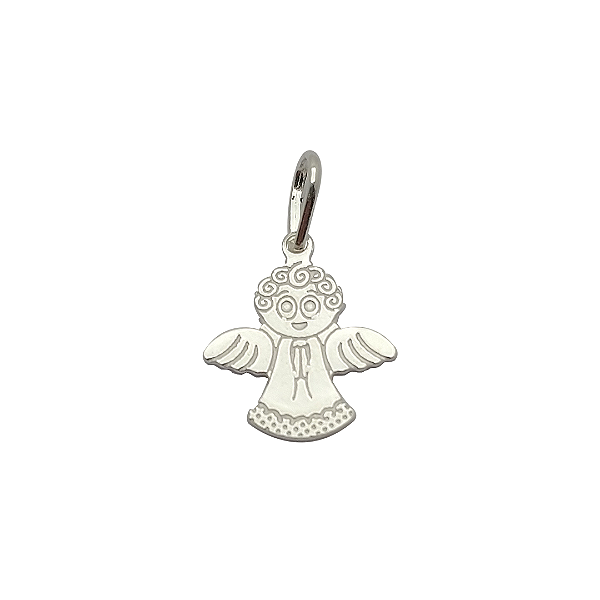 Pingente em Prata 925 Anjo com 15mm de Altura