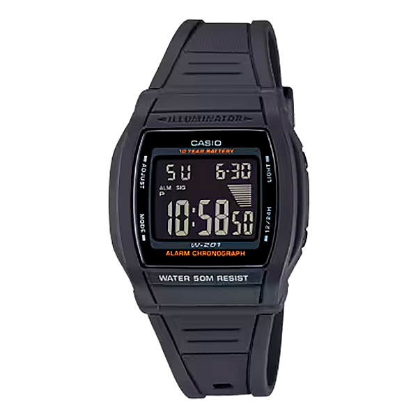 Relógio CASIO Masculino Standard W-201-1BVDF