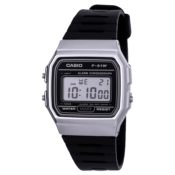 Relógio Casio Vintage Digital F-91WM-7ADF-SC
