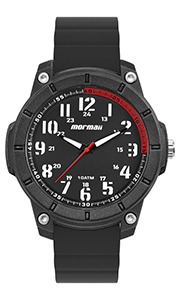 Relógio Mormaii MO2035LG/8R Urban Preto Quartz 50mm 10ATM