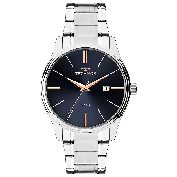 Relógio Technos Masculino Steel Prata 2115MPM/1K Analógico