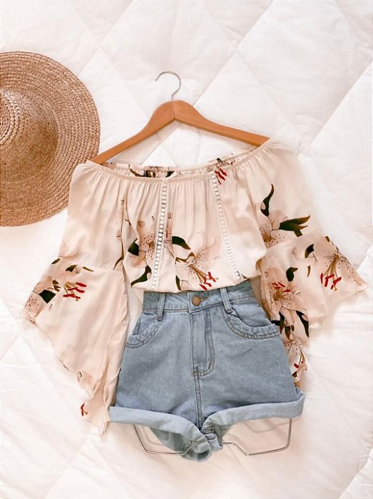 Blusa Manga Flare