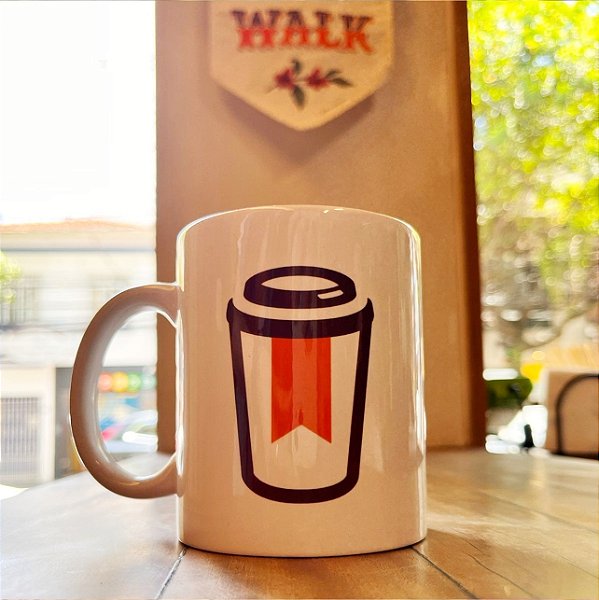 Caneca de Porcelana - Coffee Walk