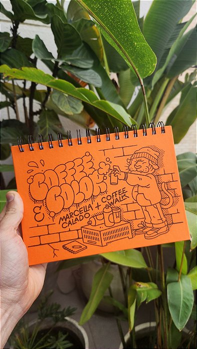Livro de Colorir Coffee Walk + Marcella Calado