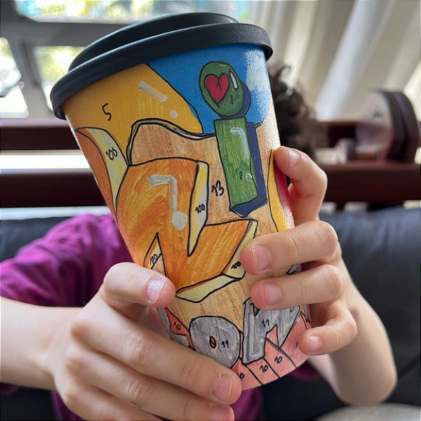 Copo Reutilizável - RIO SORA 400ml (modelo color)