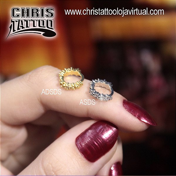 Piercing Argolinha Strass Double Side