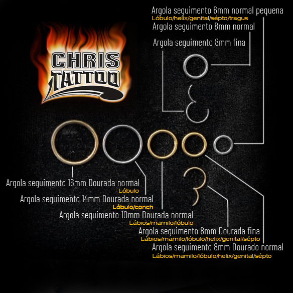 Piercing Argola Segmento