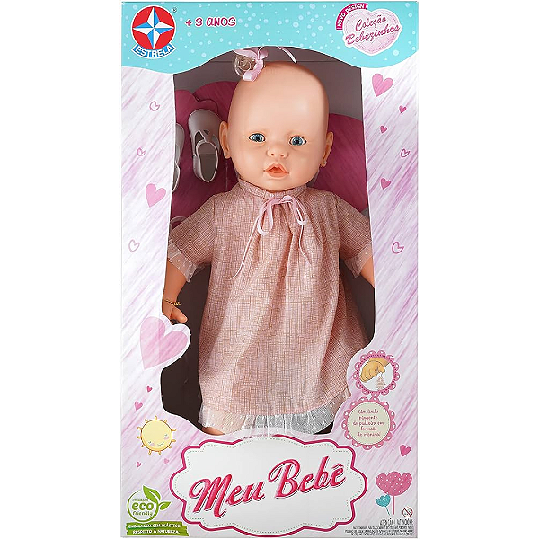 Boneca Meu Bebê 60cm de Altura - Estrela