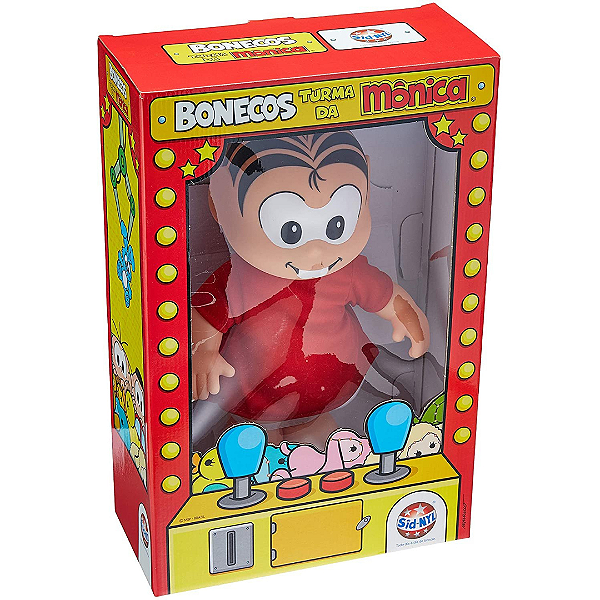 Boneca Mônica 35cm de Altura - Sid-Nyl