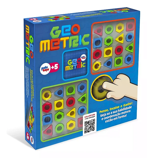Jogo Geometric - Pakitoys